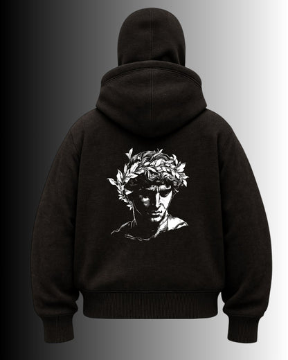 Samuray Kapüşonlu ZIP GOD SWEATSHİRT