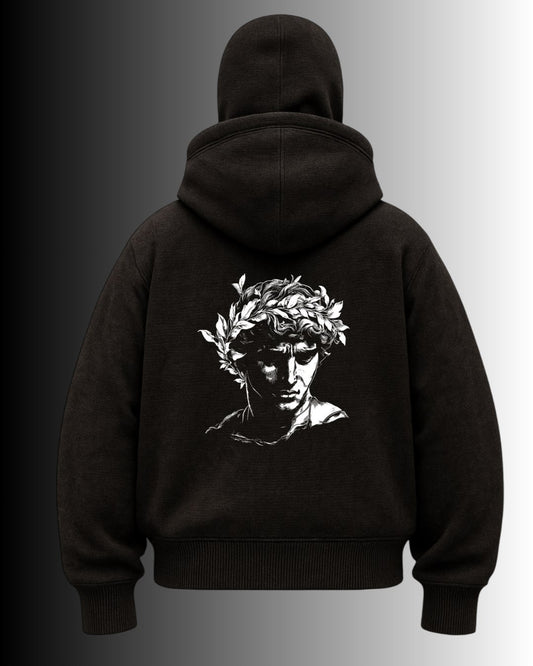 Samuray Kapüşonlu ZIP GOD SWEATSHİRT