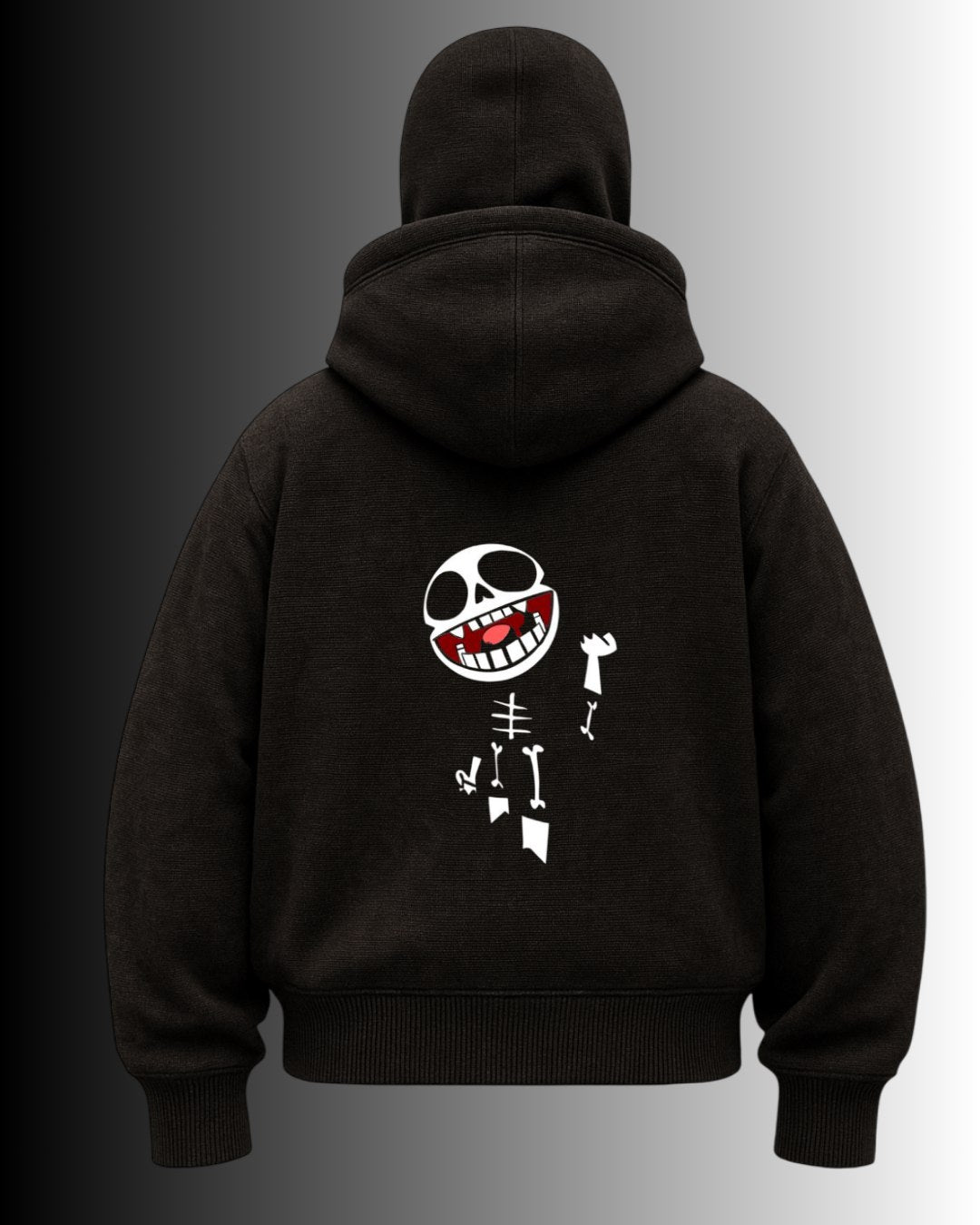 Samuray Kapüşonlu ZIP SKELOTON SweatShirt